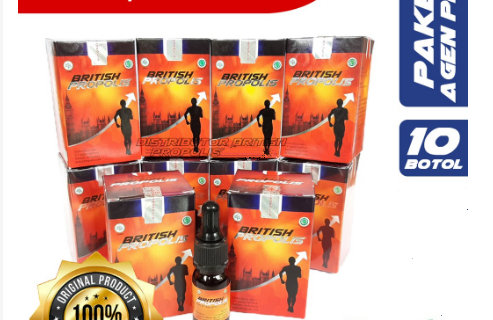 British Propolis Paket Agen Plus – 10 Botol